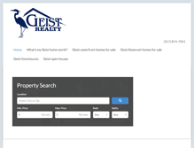 Tablet Screenshot of homesaroundgeist.com